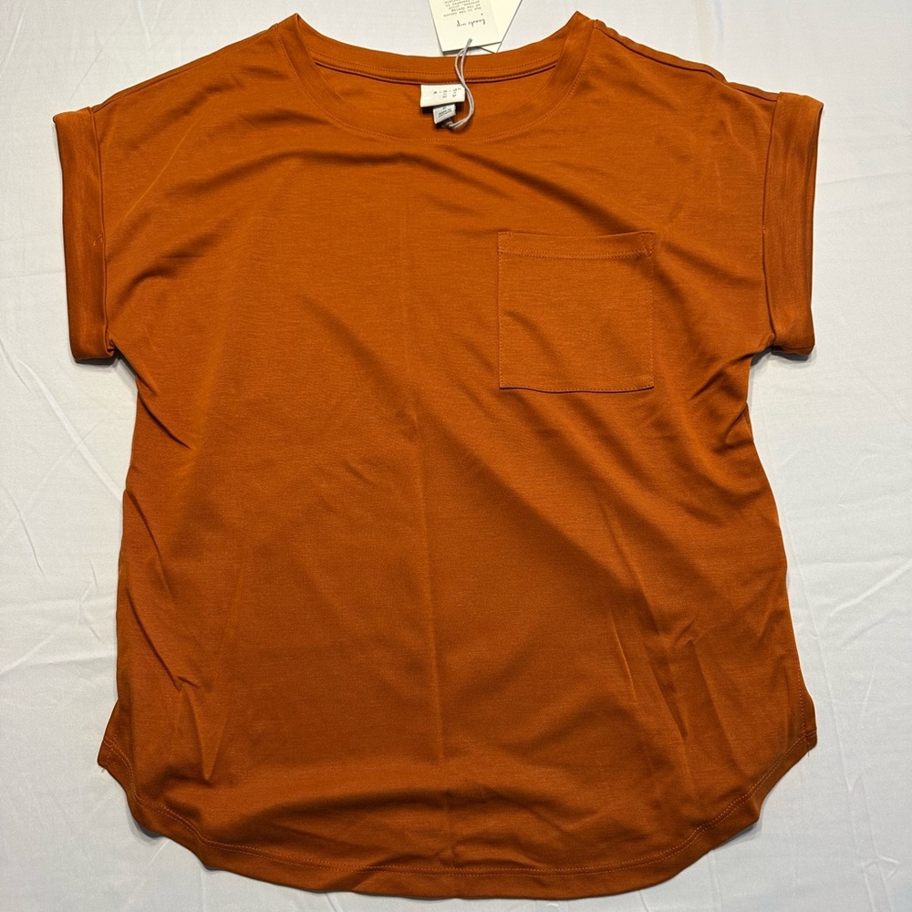 A New Day Rust orange T shirt
